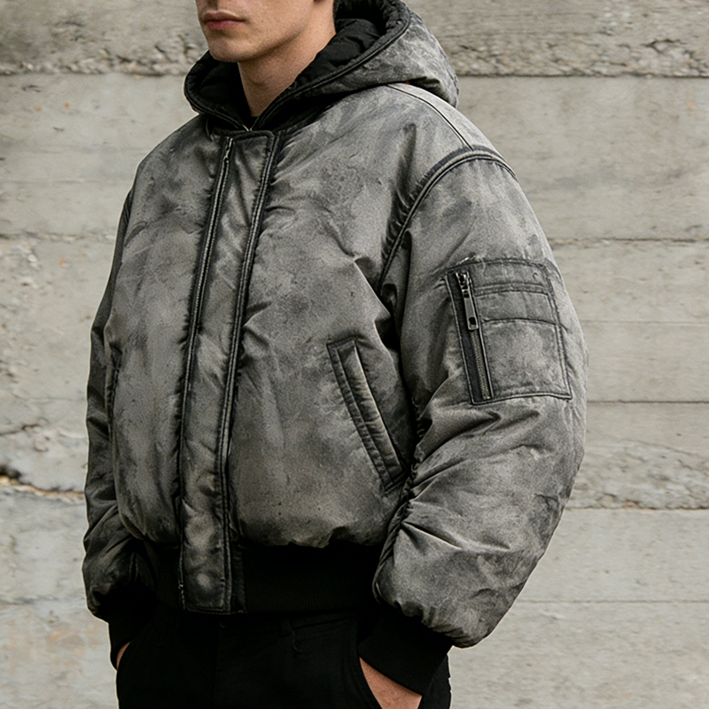 Hood Bomber Jacket