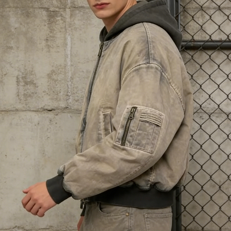 Hooded Flight Jacket