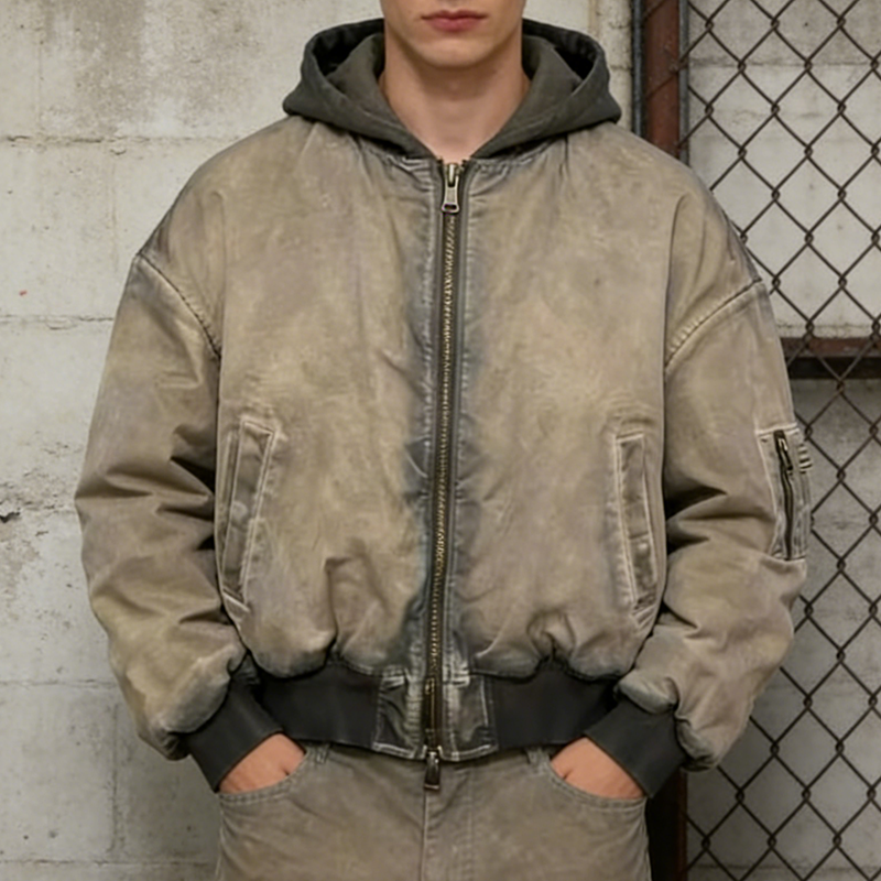 Hooded Flight Jacket