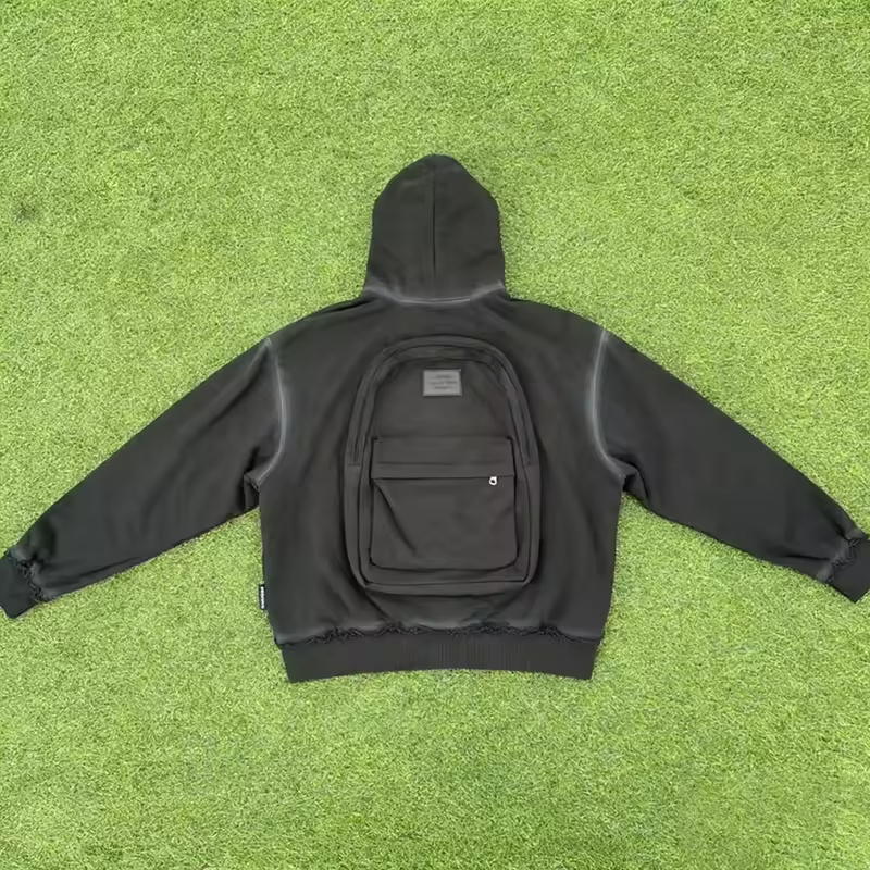 Heavyweight Blank Hoodies with Backpack