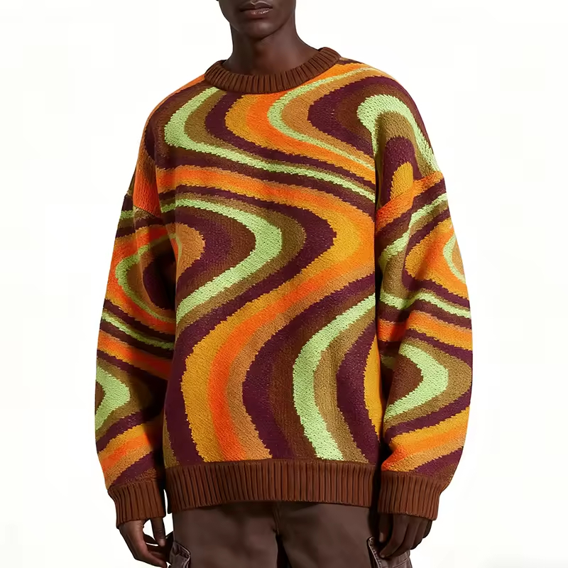 Jumper Color Block Sweater