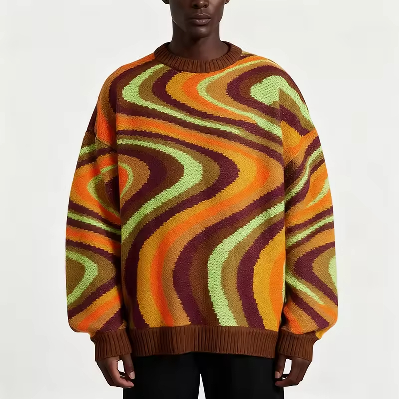 Jumper Color Block Sweater