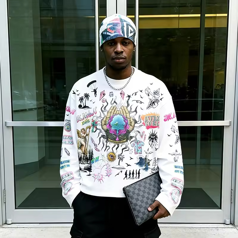 Long Sleeve Printed T-shirts