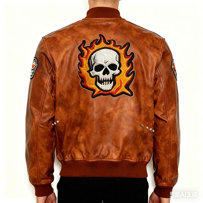 Men's Bomber Leather Jacket