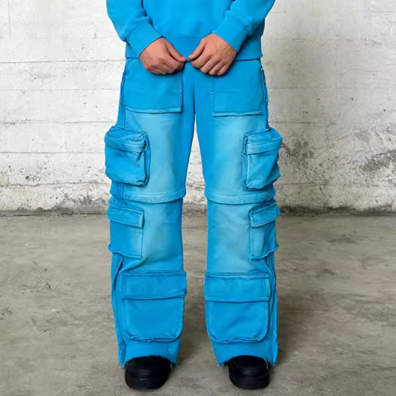 Multi-Pocket Cargo Sweatpants Mens