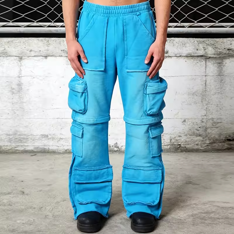 Multi-Pocket Cargo Sweatpants Mens