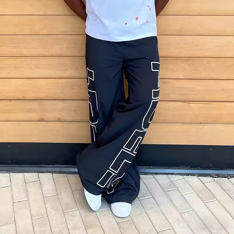 Nylon Baggy Pants