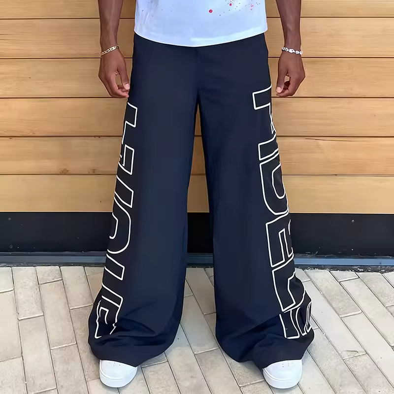 Nylon Baggy Pants