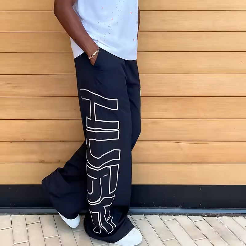 Nylon Baggy Pants