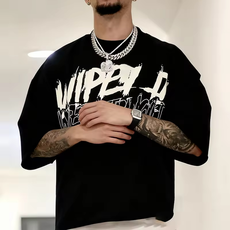 Men's Skull Graphic Boxy Fit T-shirt