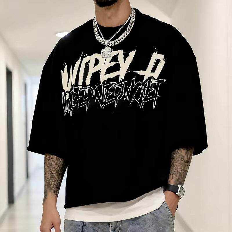 Men's Skull Graphic Boxy Fit T-shirt