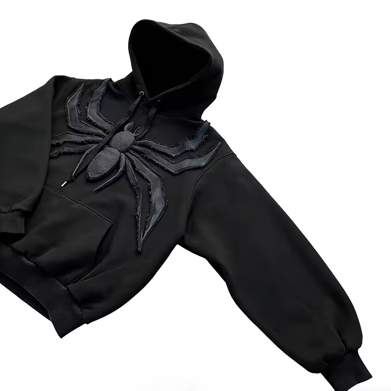 3D Spider Oversized Pullover Hoodie