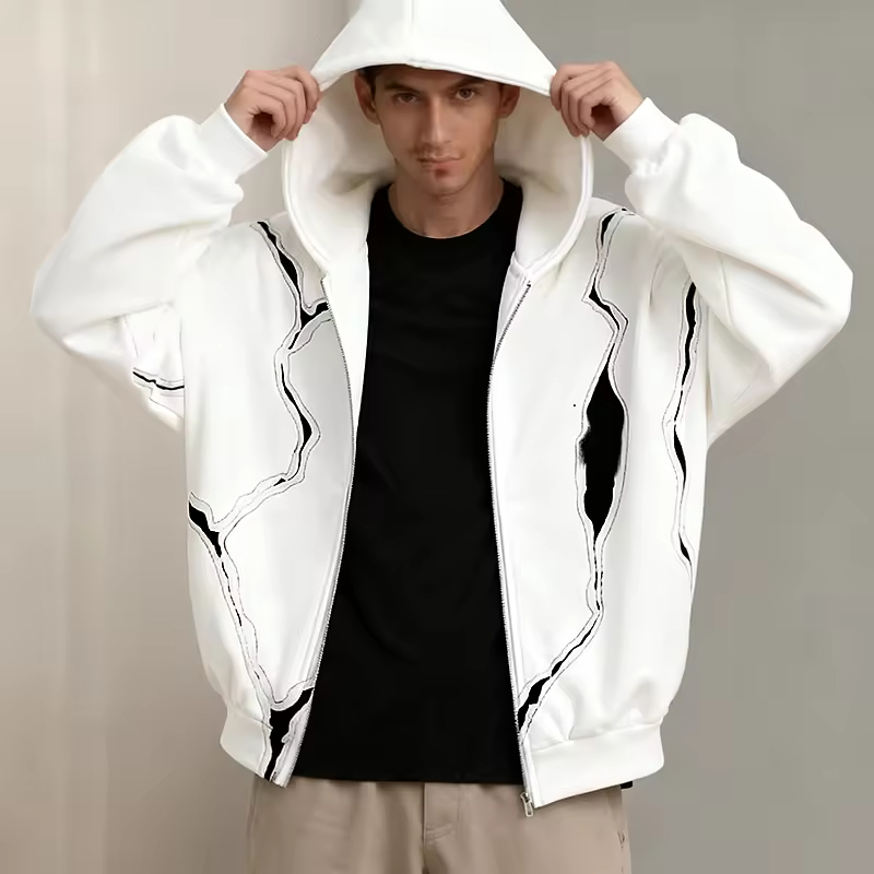 Zip up Oversized Hoodie