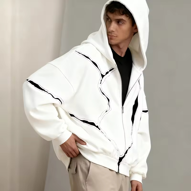 Zip up Oversized Hoodie