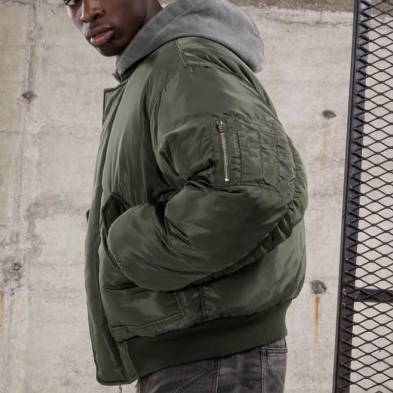 Padded Bomber Jacket