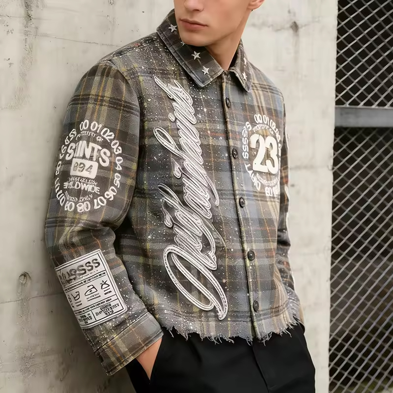 Plaid Flannel Shirts Men