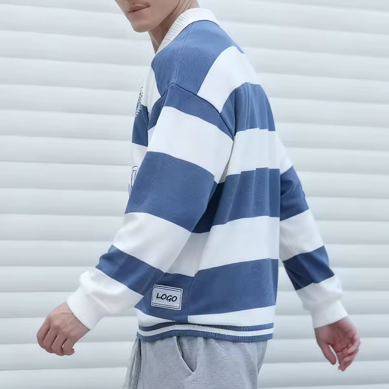 Polo Knitted Stripe Sweater