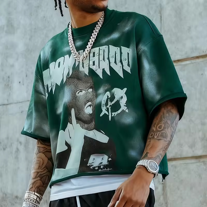 Men's Streetwear Oversized Heavyweight T-shirt