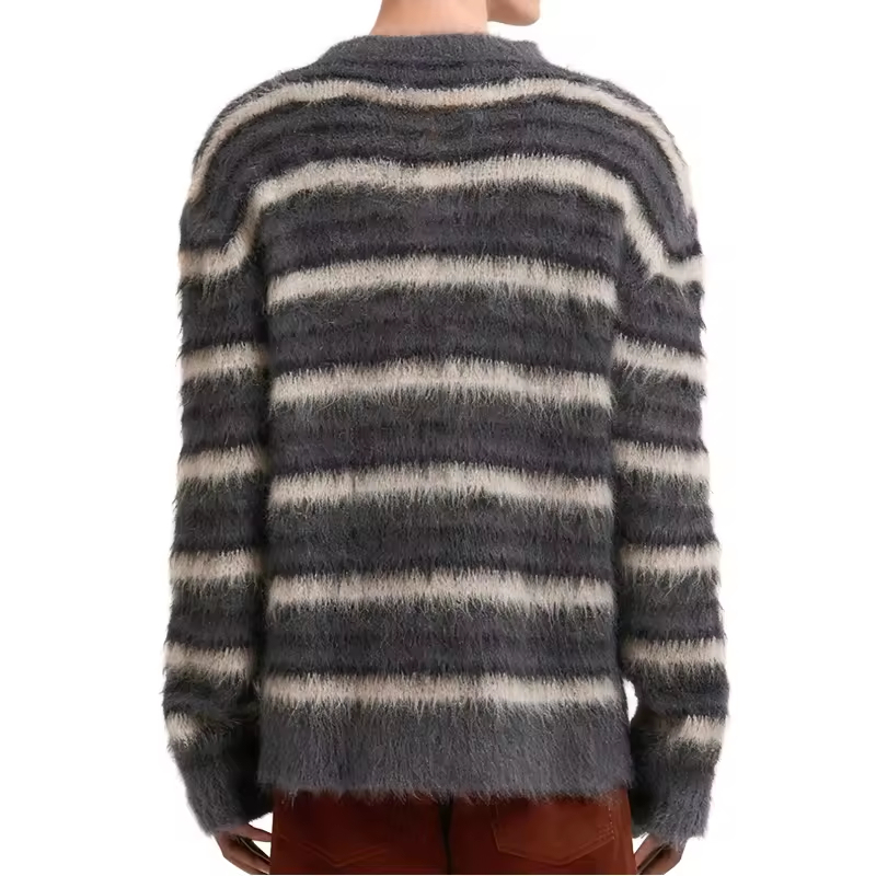 Crew Neck Jumper Pullovers Knit Sweater