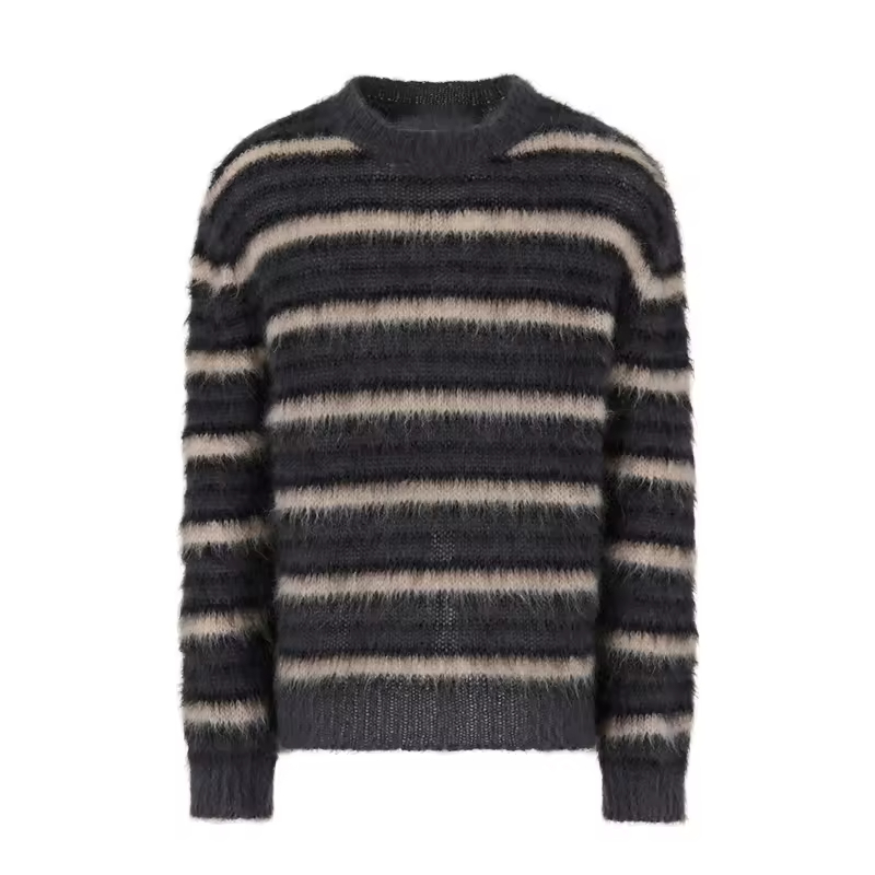 Crew Neck Jumper Pullovers Knit Sweater
