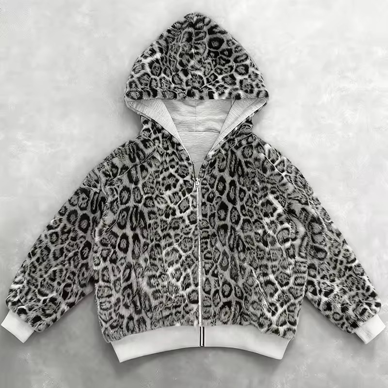 Reversable Leopard Hoodie