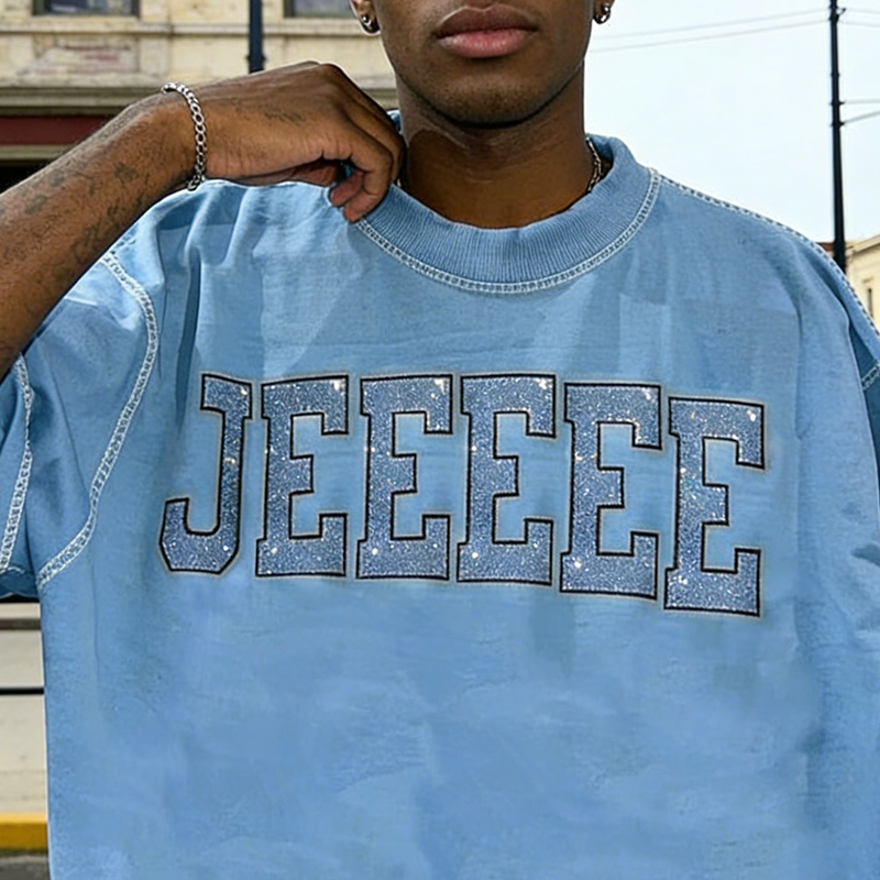 Rhinestone T Shirt for Men