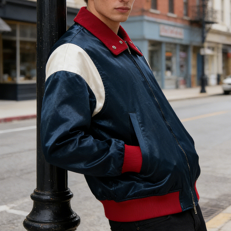 Satin Jacket for Men