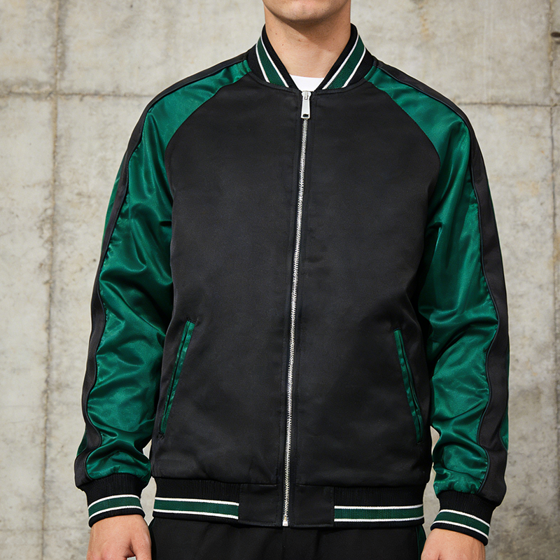 Satin Varsity Jacket