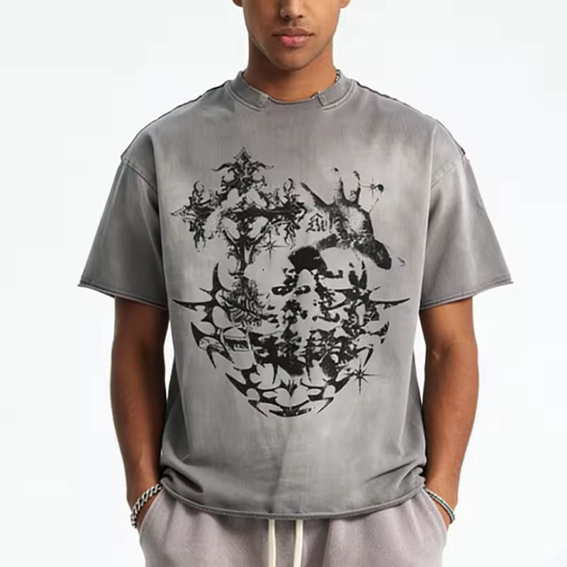 Streetwear Oversized Graphic T Shirt