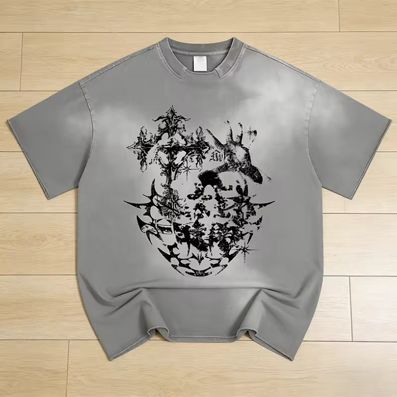 Streetwear Oversized Graphic T Shirt