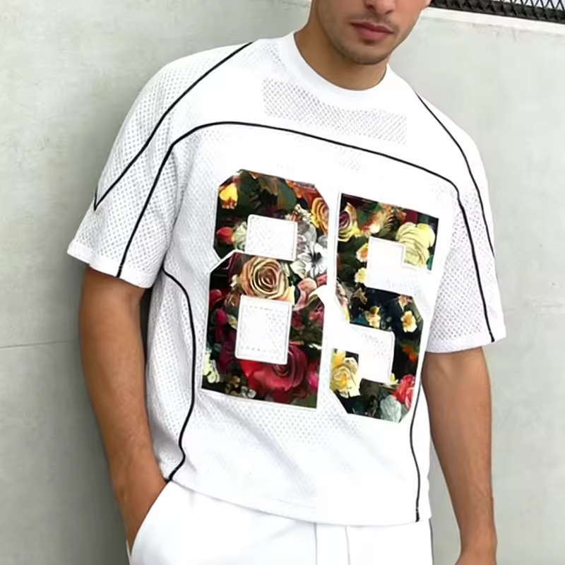 Sports Mesh T Shirt for Men