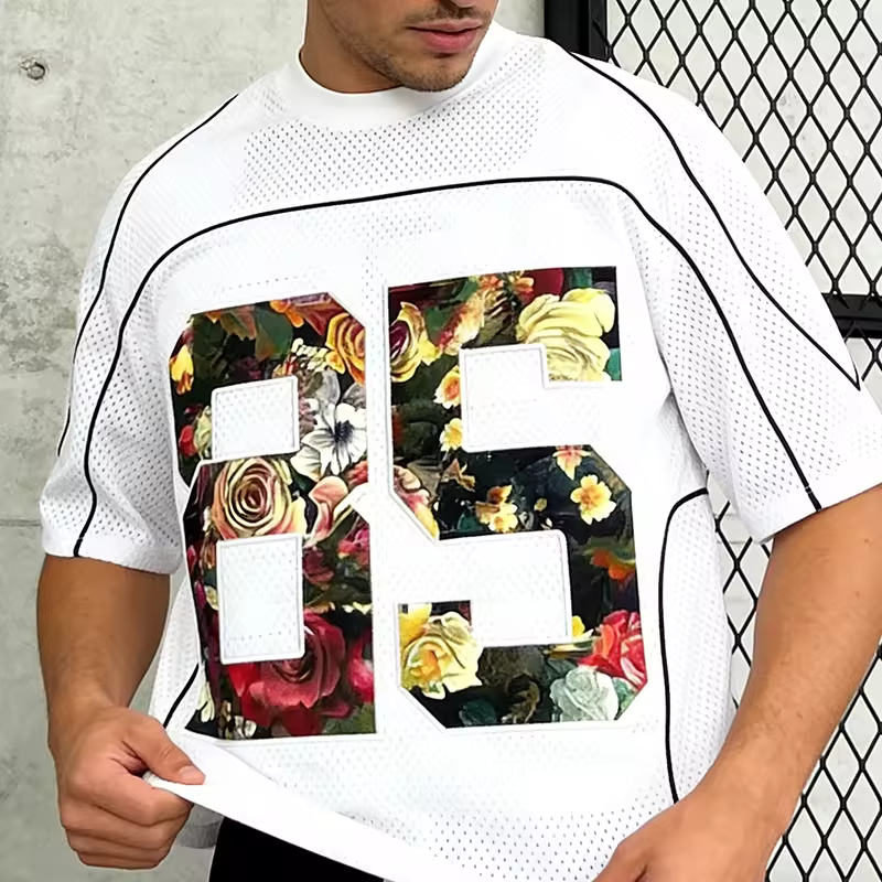 Sports Mesh T Shirt for Men