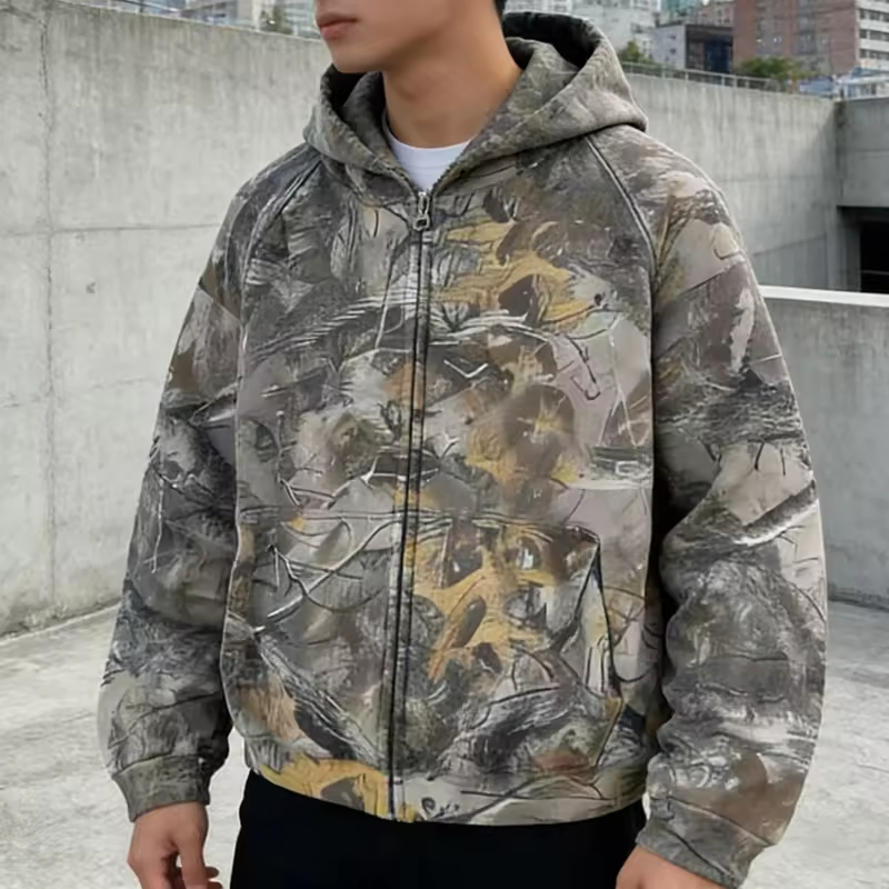 Streetwear Camouflage Hoodies