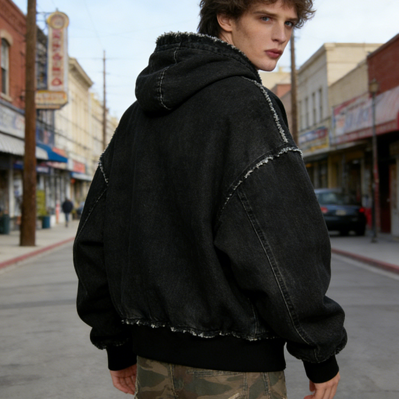 Blank Streetwear Jacket for Men