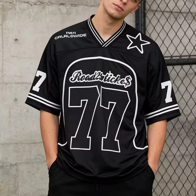 Streetwear Mesh Soccer Jersey