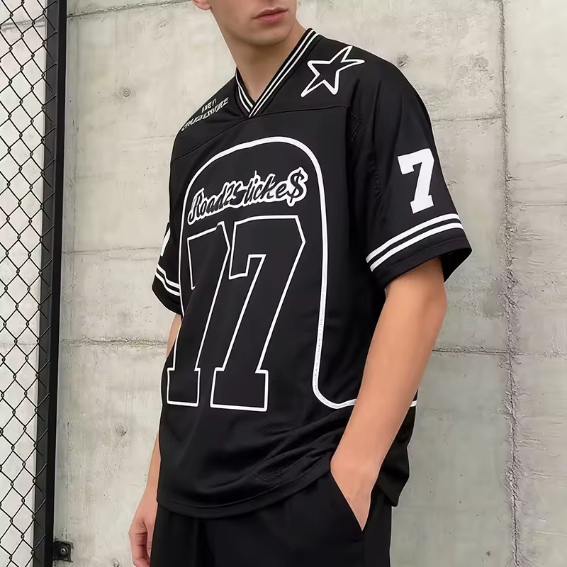 Streetwear Mesh Soccer Jersey