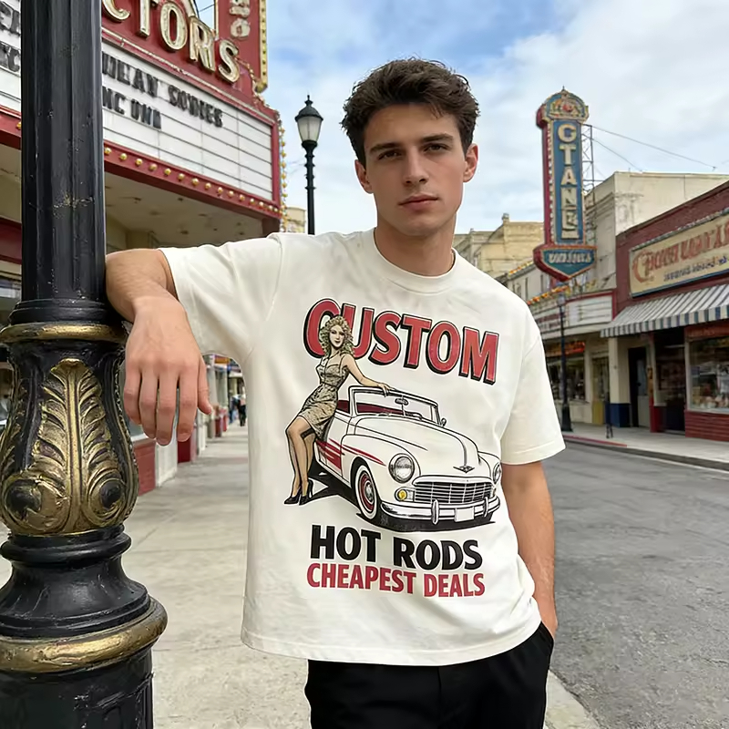 Streetwear Oversized Cropped T-Shirt