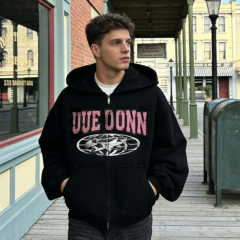 Streetwear Zip up Hoodie