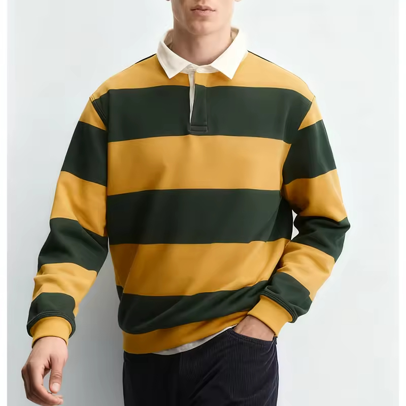Long Sleeve Polo Rugby Shirt