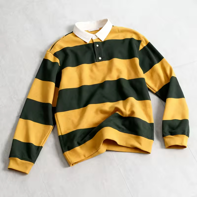 Long Sleeve Polo Rugby Shirt