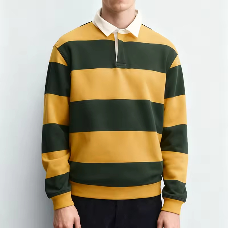 Long Sleeve Polo Rugby Shirt