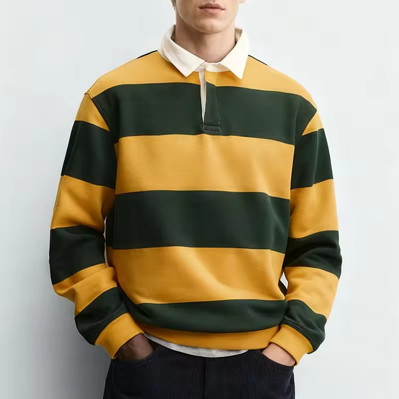 Long Sleeve Polo Rugby Shirt
