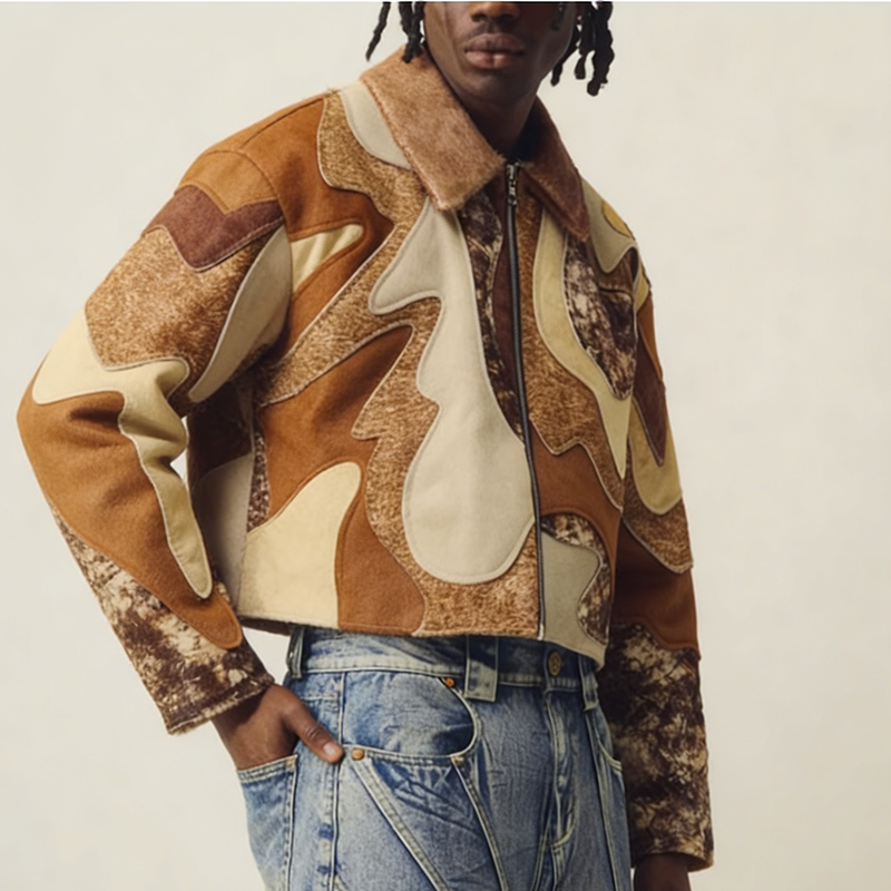 Suede Tapestry Jackets for Men