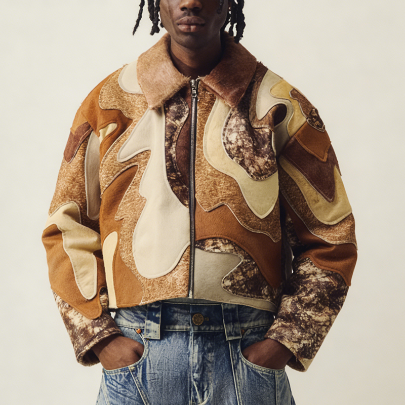 Suede Tapestry Jackets for Men