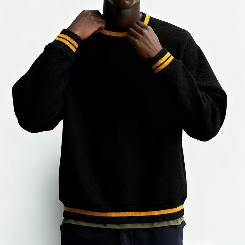 Varsity Mock Neck Sweatshirt