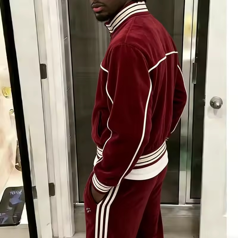 Velvet Tracksuit Men
