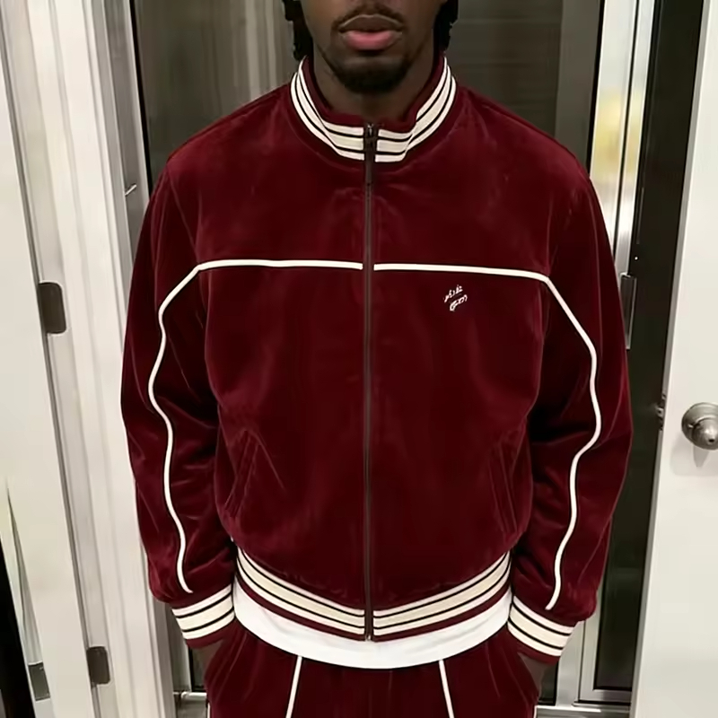 Velvet Tracksuit Men