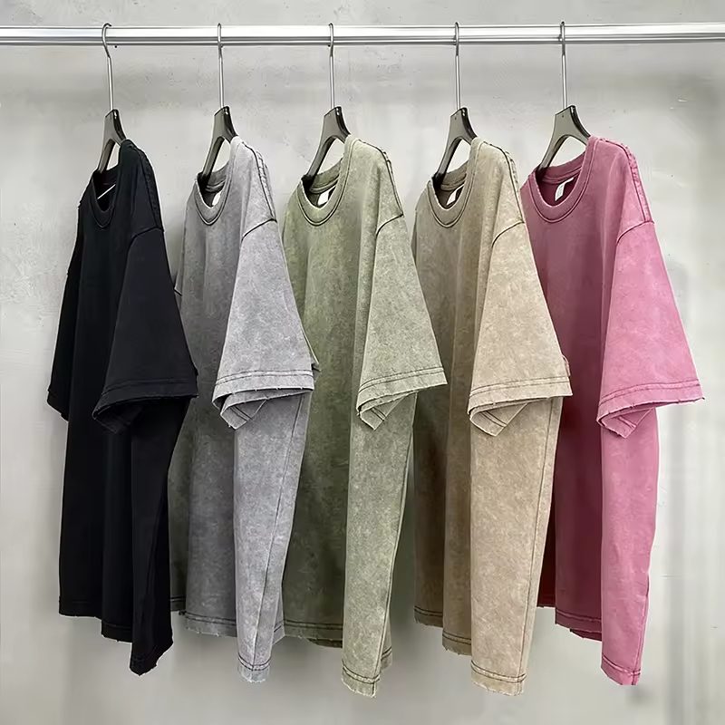 Washed Cotton Relaxed Fit Oversized T Shirt