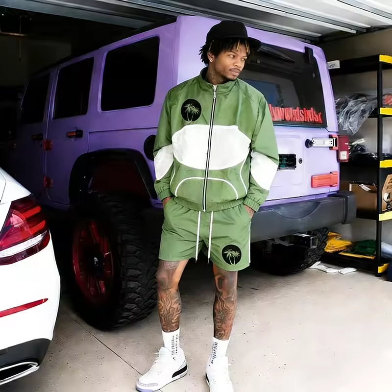 Windbreaker Jacket and Short Set