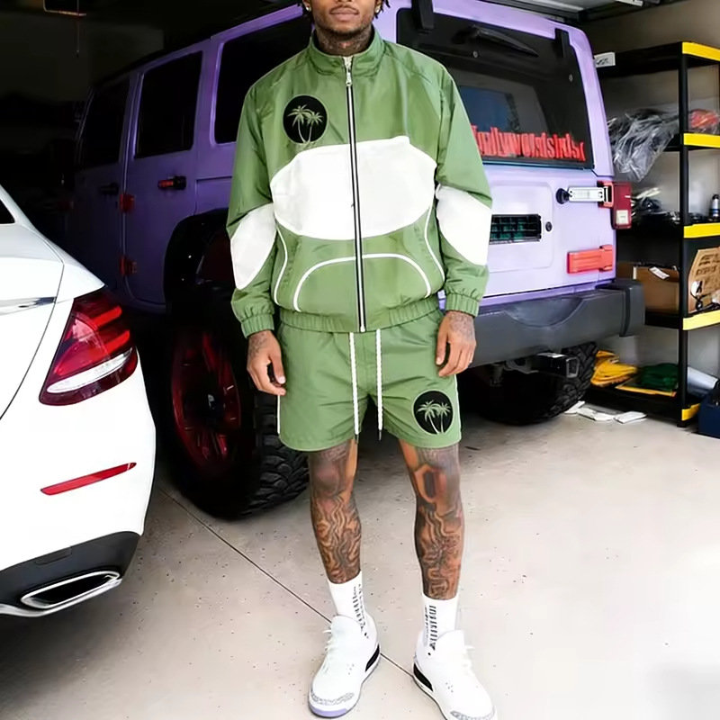 Windbreaker Jacket and Short Set